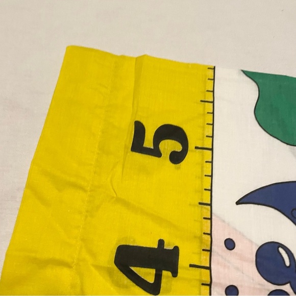 Vintage Multi Coloured Crayon and Pencil Patterned Pillow Case - Picture 8 of 13